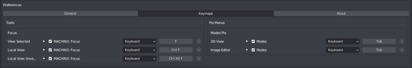 PreferencesKeymaps